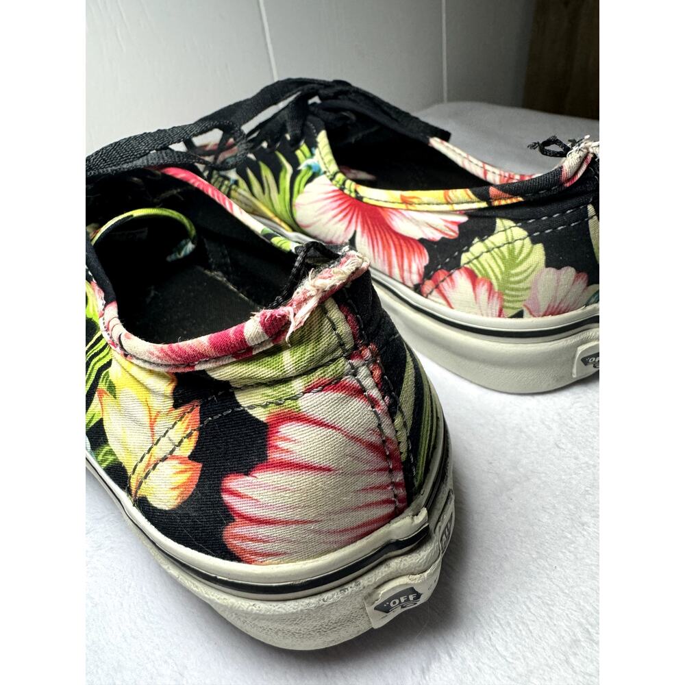 Vans Hawaiian Floral Sneakers Women's Size 7.0 - Picture 4 of 15
